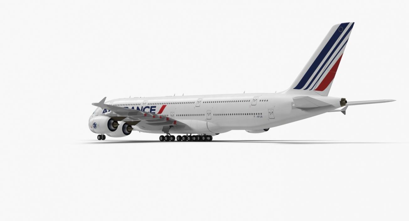 Airbus A380-1000 Air France 3D